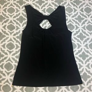 White House Black Market Bow Open Back Tank Top